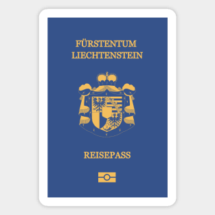 Liechtenstein Passport Magnet